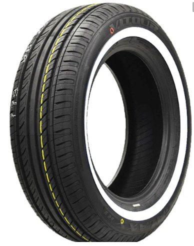 [V857] 155R15 VITOUR GALAXY R1 82H 400AA WSW 20MM WHITE WALL