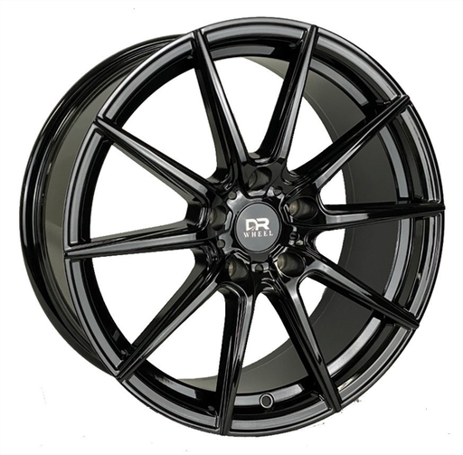 [DR71188004+35B] DRIFT RACING DR71 AO7001 18X8+35 5X108 C.B 73.10 BLACK **FORGED FLOW FORMED*