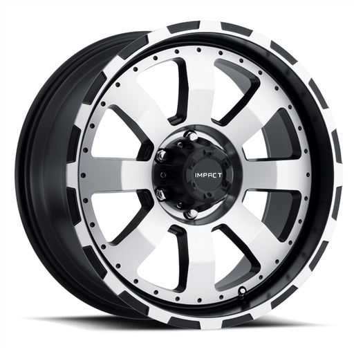 [505BMF-89060+18] IMPACT DESTROYER 18X9+18 6X139.7 C.B 106.10 BLACK MACHINE FACE