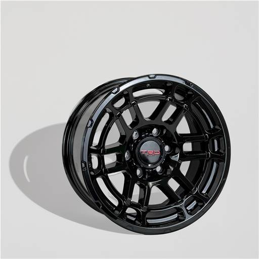 [AO9883179047+0GB] AO9883 TRD REPLICA 17X9+0 6X139.7 C.B 106.10 GLOSS BLACK