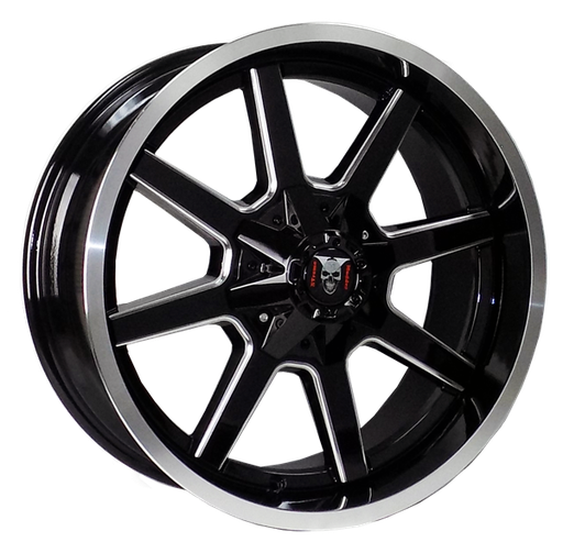 [163200934+0BMWML] XTREME MUDDER B163 20X9+0 6X135+6X139.7 C.B 106.10 BLACK MILLING WINDOW MACHINE LIP