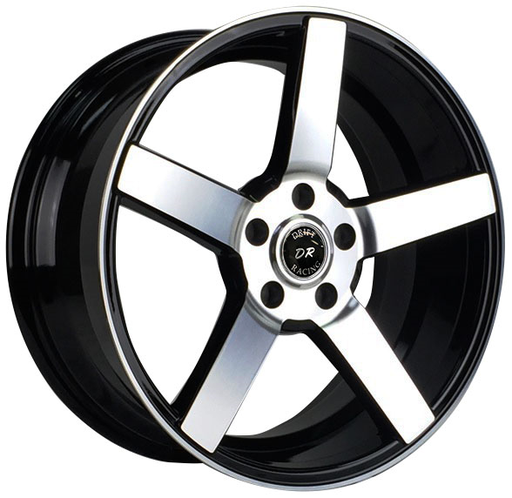 [DR50783208506+35GBMF] DRIFT DR50783 20X8.5+35 5X114.3 C.B 73.10 GLOSS BLACK MACHINED FACE