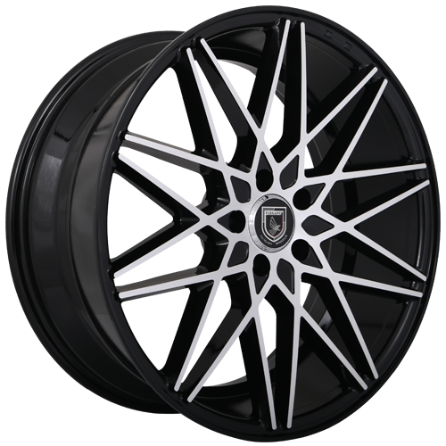 [E13208508+35GBM] ELEGANTE E-13 20X8.5+35 5X120 C.B 74.10 GLOSS BLACK MACHINE