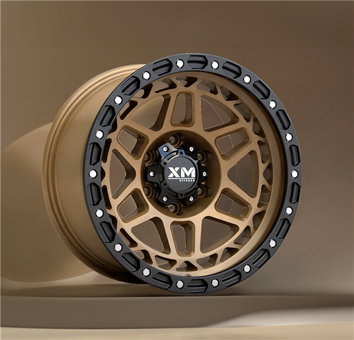 [XM700189009+0SMBSMBL] XM STREET XM-700 18X9+0 5X127 C.B 71.50 SEMI MATT BRONZE FACE + SEMI MB LIP