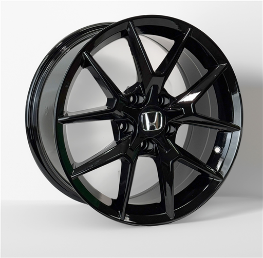 [AO2360B18807+35AGB] AO2360B HONDA REPLICA 18X8+35 5X114.3 C.B 64.10 ALL GLOSS BLACK