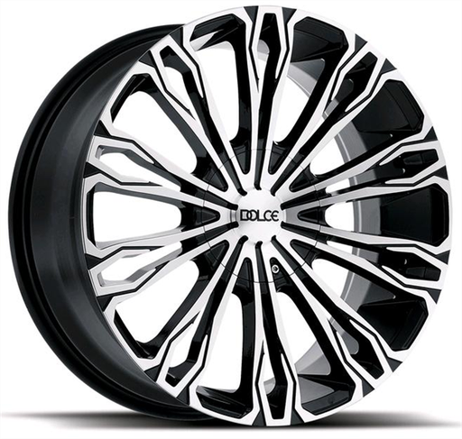 [DC36-2829GBF] DOLCE DC36 20X8.5+18 5X115+5X139.7 C.B 87.10 GLOSS BLACK MACHINE