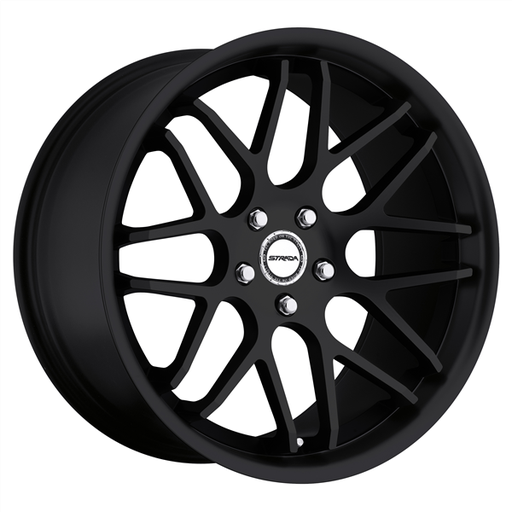 [S32051238B] STRADA MODA 20X8.5+38 5X112 C.B 66.6 ALL GLOSS BLACK