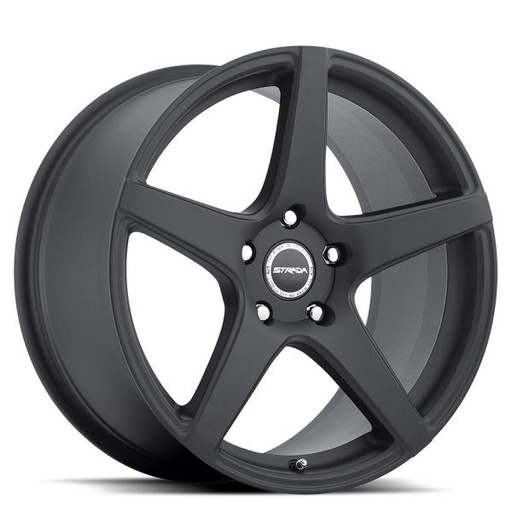 [S37051240B] STRADA CALORE 20X9+40 5X112 C.B 72.6 ALL GLOSS BLACK