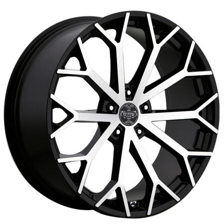 [VER229285547+35BM] VERSANTE 229 20X8.5+35 5X120 B+M BLK MACHINE