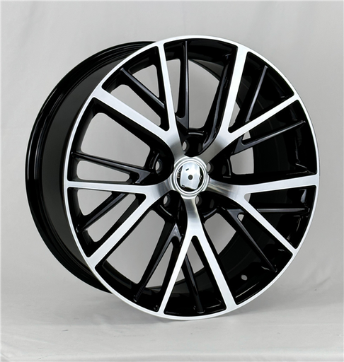 [AO4459188003+30GBMF] TOYOTA REPLICA AO4459 18X8+30 5X100 C.B 60.10 GLOSS BLACK MACHINE FACE