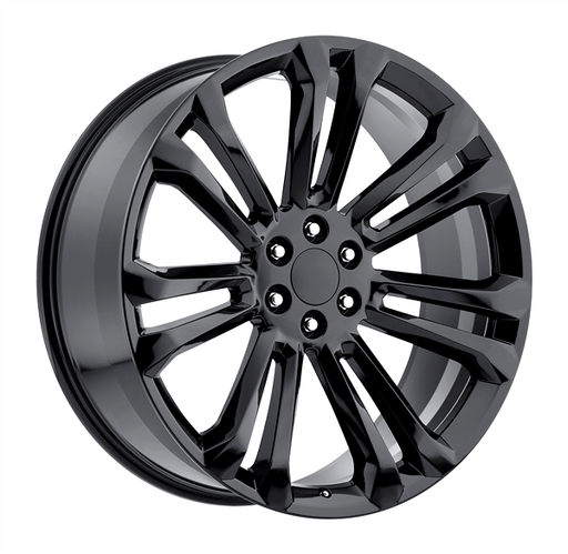 [2117229047+24B] 2117 CHEVY,GMC  REPLICA 22X9+24 6X139.7 C.B 78.10 BLACK