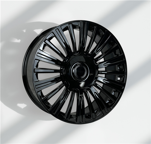 [2123229047+31B] 2123 CHEVY, GMC, CADILLAC REPLICA 22X9+31 6X139.7 C.B 78.10 BLACK