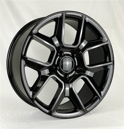 [2129229047+27B] 2129 DODGE VIPER REPLICA 22X9+24 6X139.7 C.B 78.10 BLACK