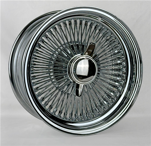 [15X7-100 S] 15X7 STANDARD  100 SPOKE K/O ALL CHROME