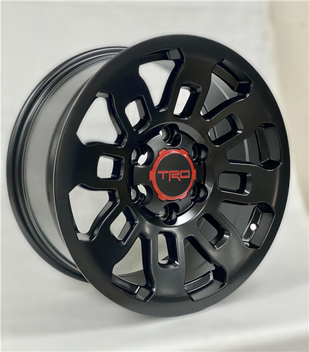 [AAM001209047+0MB] AAM-001 PRO STYLE TRD REPLICA TR2  20X9+0 6X139.7 C.B 106.10 MATTE BLACK