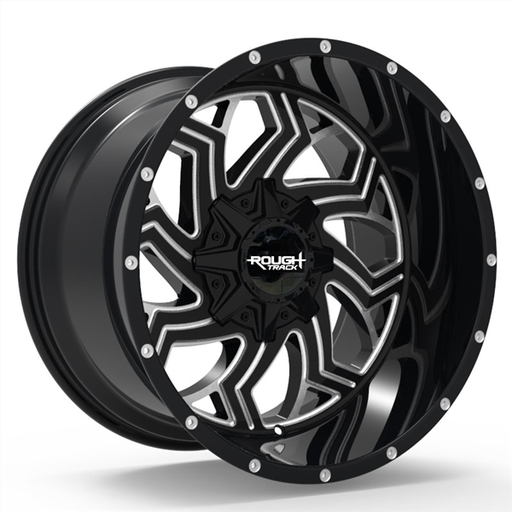 [RT31201034-18GBM] ROUGH TRACK RT31 AS9996 20X10-18 6X135+6X139.7 C.B 108.10 GLOSS BLACK MILLED