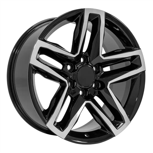 [2109241047+31BMF] 2109 SILVERADO Z71TRAIL BOSS REPLICA 24X10+24 6X139.7 C.B 78.10 BLACK MACHINE FACE