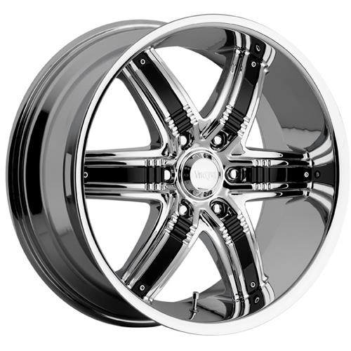 [DV777095655+35C] DEVINO 777 22X9.5+35 6X139.7 - DEVINO 777 - CHROME/BLACK INSERTS