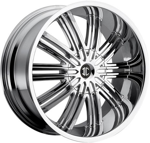 [N07-2295Z15MC] 2 CRAVE NO.7 22X9.5+15 **BLANK** C.B 78.30 CHROME