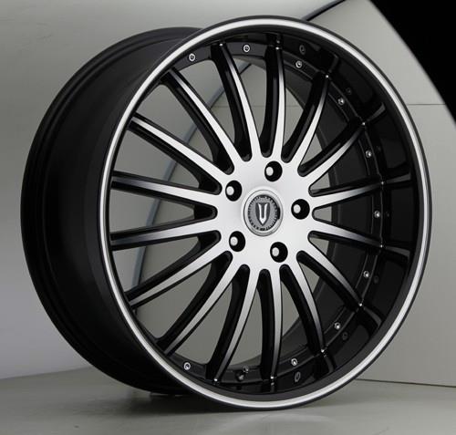 [VER213090547+20BML] VERSANTE 213 22X9+20 5X120 BLACK MACHINED LINE B+MO+MLLIP