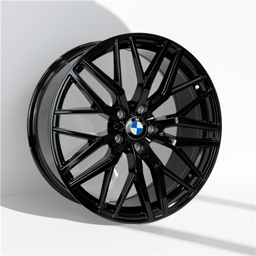[AO10698208508+30AGB] BMW REPLICA AO10698 20X8.5+30 5X120 C.B 74.10 ALL GLOSS BLACK
