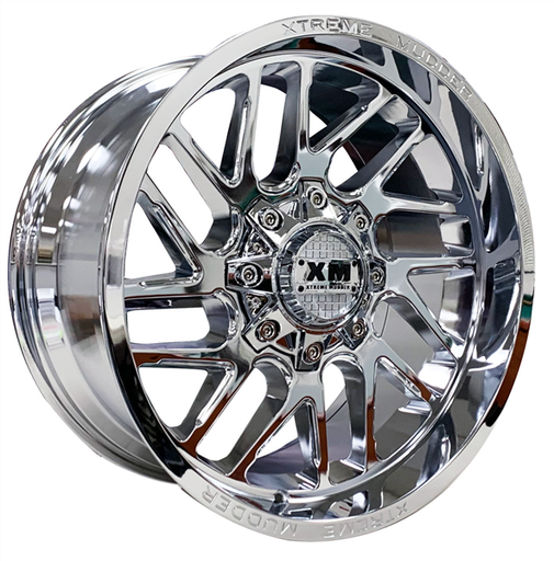[XM339201244-44C] XTREME MUDDER XM-339 20X12-44 6X135+6X139.7 C.B 108 CHROME