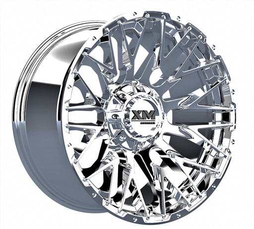 [XM355201034-6C] XTREME MUDDER XM-355 20X10-6 6X135+6X139.7 C.B 108 CHROME