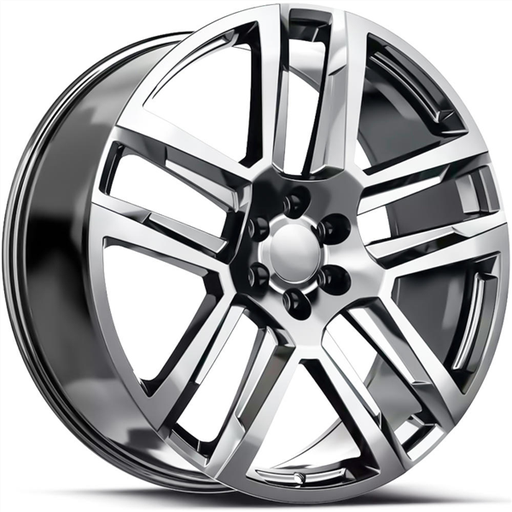 [2101241047+31C] 2101 CHVY, GM, CADILAC REPLICA 24X10+31 6X139.7 C.B 78.10 CHROME