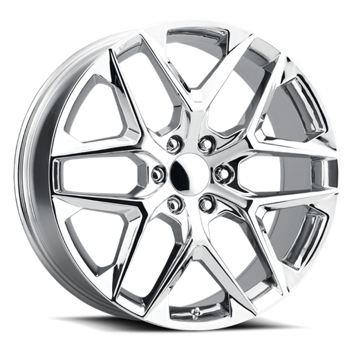 [2142229047+28C] 2142 REPLICA 22X9+28 6X139.7 C.B 78.10 CHROME