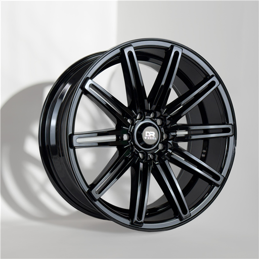 [DR537177522+32AGB] DRIFT RACING DR537 17X7.5+32 5X108+5X114.3 C.B 73.10 ALL GLOSS BLACK