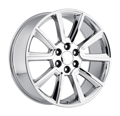 [777220915+24CI] CHEVY REPLICA 777 22X9+24 6X139.7 C.B 78.10 CHROME + CHROME INSERT**SPECIAL**