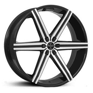 [VER228269655+25BM] VERSANTE 228 26X9.5+25 6X139.7 B+M BLK MACHINE