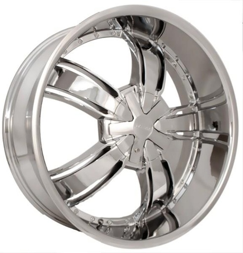 [S122261040+15C] STARR S122 26X10+15 5X115+5X120 C.B 78.1 CHROME