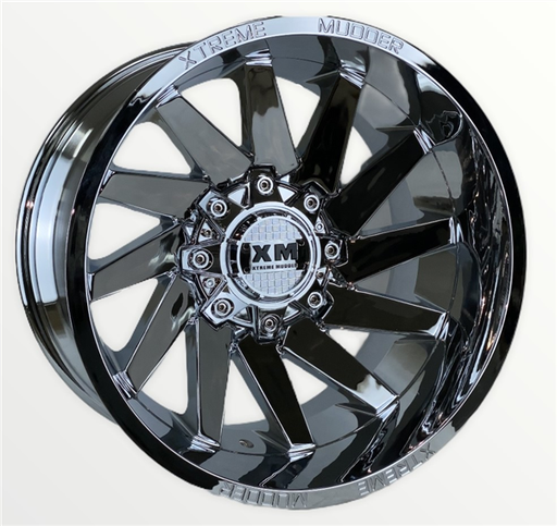 [XM344201275-44C] XTREME MUDDER XM-344 20X12-44 8X165.1 C.B 125 CHROME