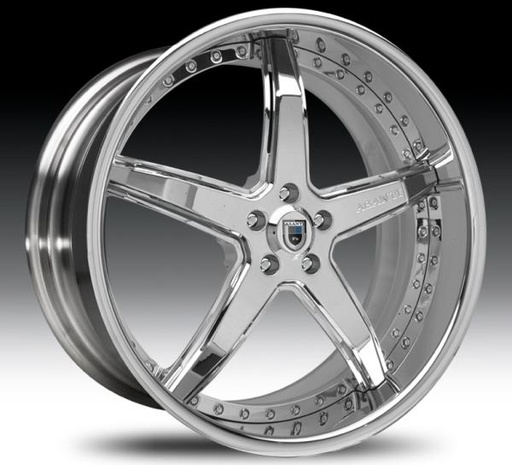 [AF15720855112] ASANTI AF157 20X8.5 5X112 2.5\ OUTER 6\" INNER CHROME"