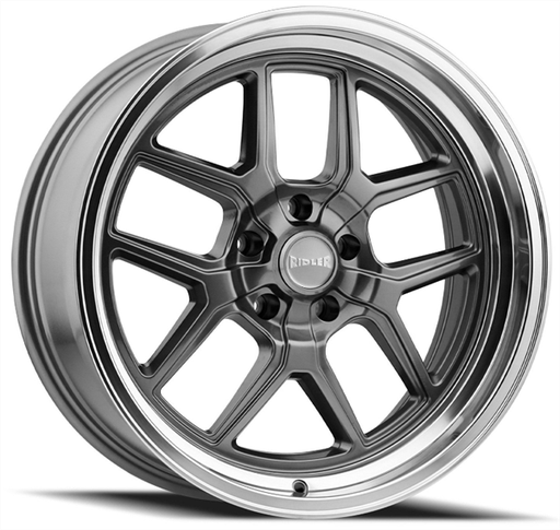 [610-2861G] RIDLER TYPE 610 20X8.5+0 5X120.65 C.B 83.82 GRAY/POLISHED LIP
