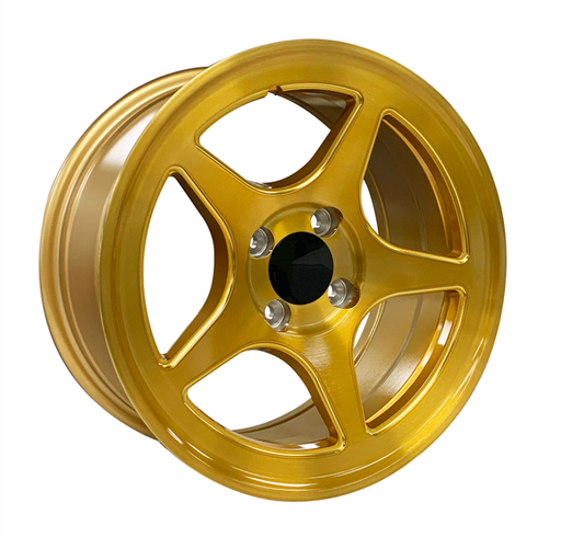 [LC101157000+30BG] DRIFT LC101 15X7.5+30 4X100 C.B 73.10 BRUSH GOLD W MILLING GOLD