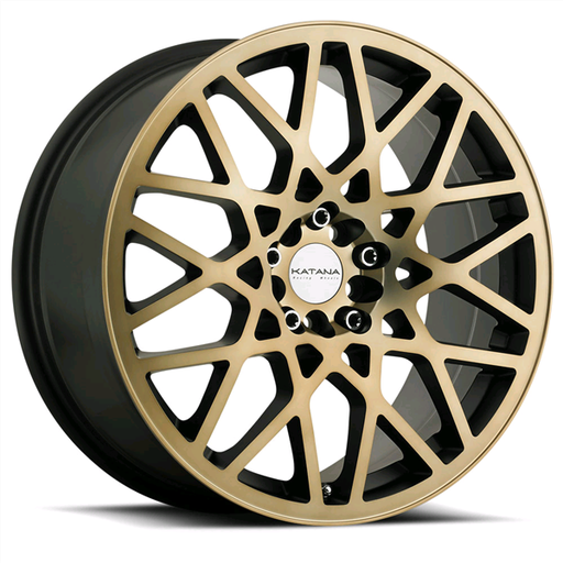 [KR20-7701MBFBC] KATANA KR20 17X7.5+42 4X100+4X114.3 C.B 73.10 MATTE BLACK BRONZE FACE