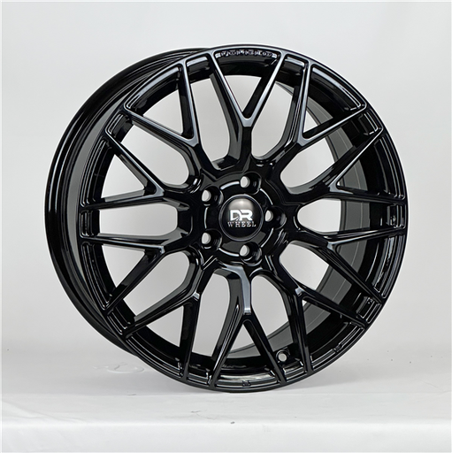 [DR247177504+35AGB] DRIFT RACING DR247 17X7.5+35 5X108 C.B 73.10 ALL GLOSS BLACK