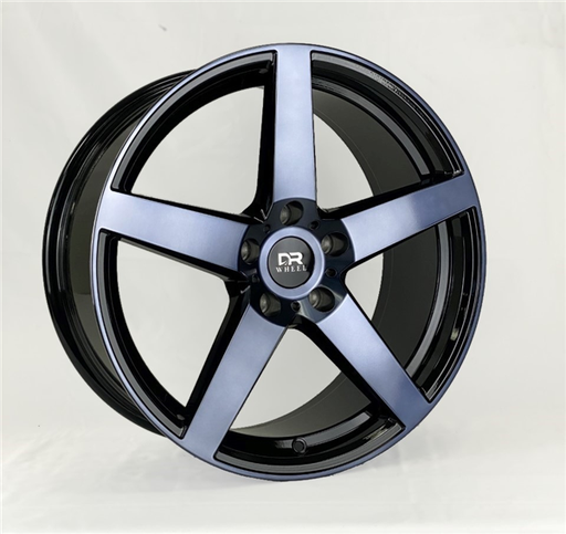 [DR73188006+35BMFBP] DRIFT RACING DR73 AO7003 18X8+35 5X114.3 C.B 73.10 BLACK MACHINE FACE+BLACK TINT