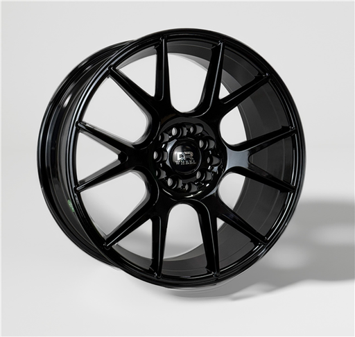[DR306177521+35AGB] DRIFT RACING DR306 17X7.5+35 5X100+5X114.3 C.B 73.10 ALL GLOSS BLACK