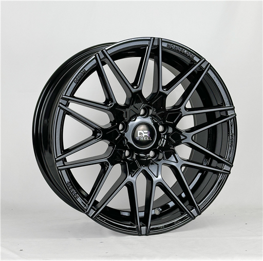 [DR549177506+35AGB] DRIFT RACING DR549 17X7.5+35 5X114.3 C.B 73.10 ALL GLOSS BLACK