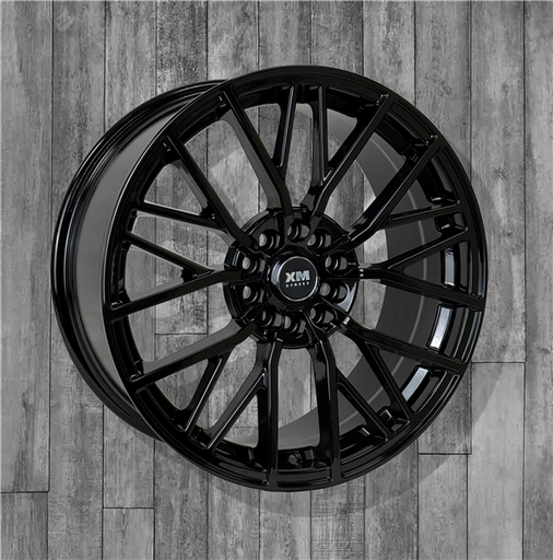 [XM817177537+40GB] XM STREET XM-817 17X7.5+40 5X110+5X114.3 C.B 73.10 GLOSS BLACK