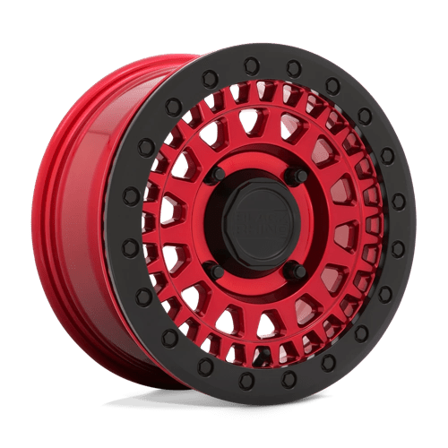[1570PKB514156R32] BR PARKER BL 15X7 4X156 +51 132 CNDY RED