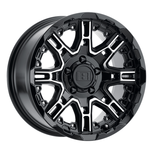 [1785LST-05127B71] LE SLINGSHOT 17X8.5 5X127 -10 71 G-BK MC