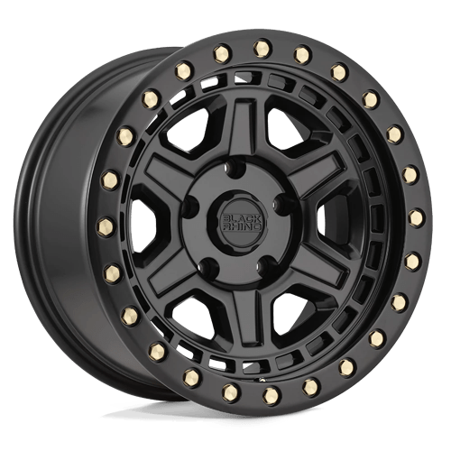 [1790REN-85127M71] BR RENO 17X9 5X127 -18 71 M-BLK BRASS HW