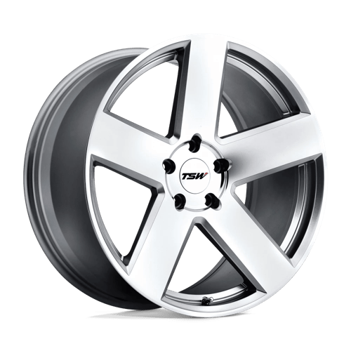 [1895BRS205114S76] TW BRISTOL 18X9.5 5X114 +20 76 SLV MIR