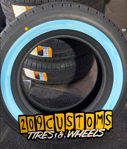 [810149132056] 215/75R15 GRIPMAX MAXGRIP CLASSIC G/T 100H 40MM WHITE WALL 420A-B 50K+ ROAD HAZARD