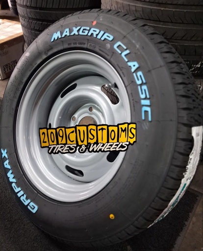 [810149131912] 225/70R15 GRIPMAX MAXGRIP CLASSIC 100H RWL 440A-B 50K+ ROAD HAZARD