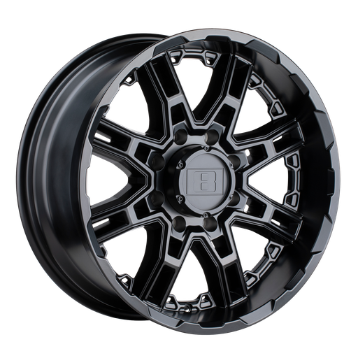 [2215LST-48180M25] LE SLINGSHOT 22X11.5 8X180 -44 125 M-BLK
